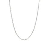 Curb Chain Necklace | 1.8mm Sterling Silver / 18" - 20"