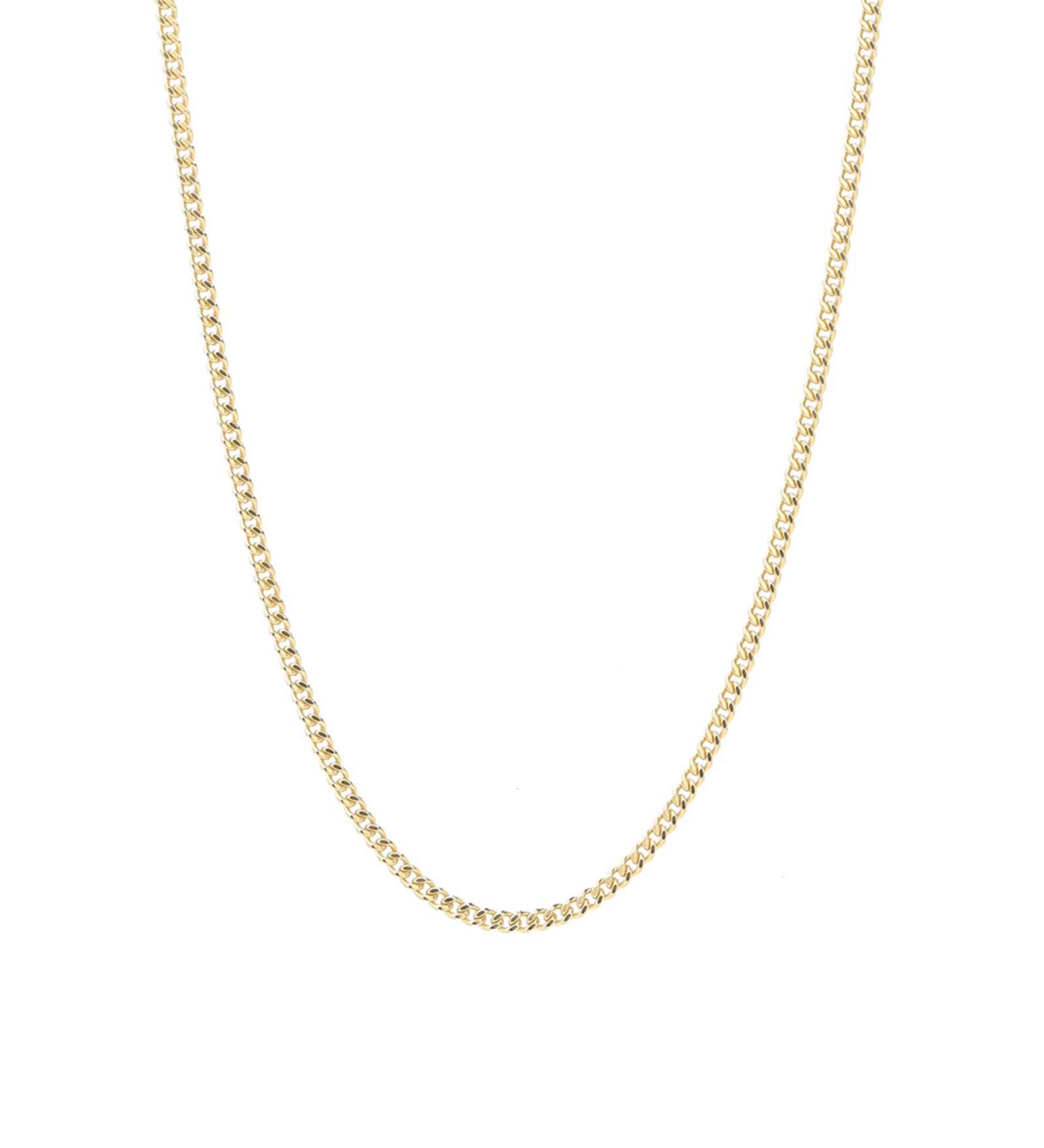 Curb Chain Necklace | 1.8mm 14k Gold Filled / 18" - 20"