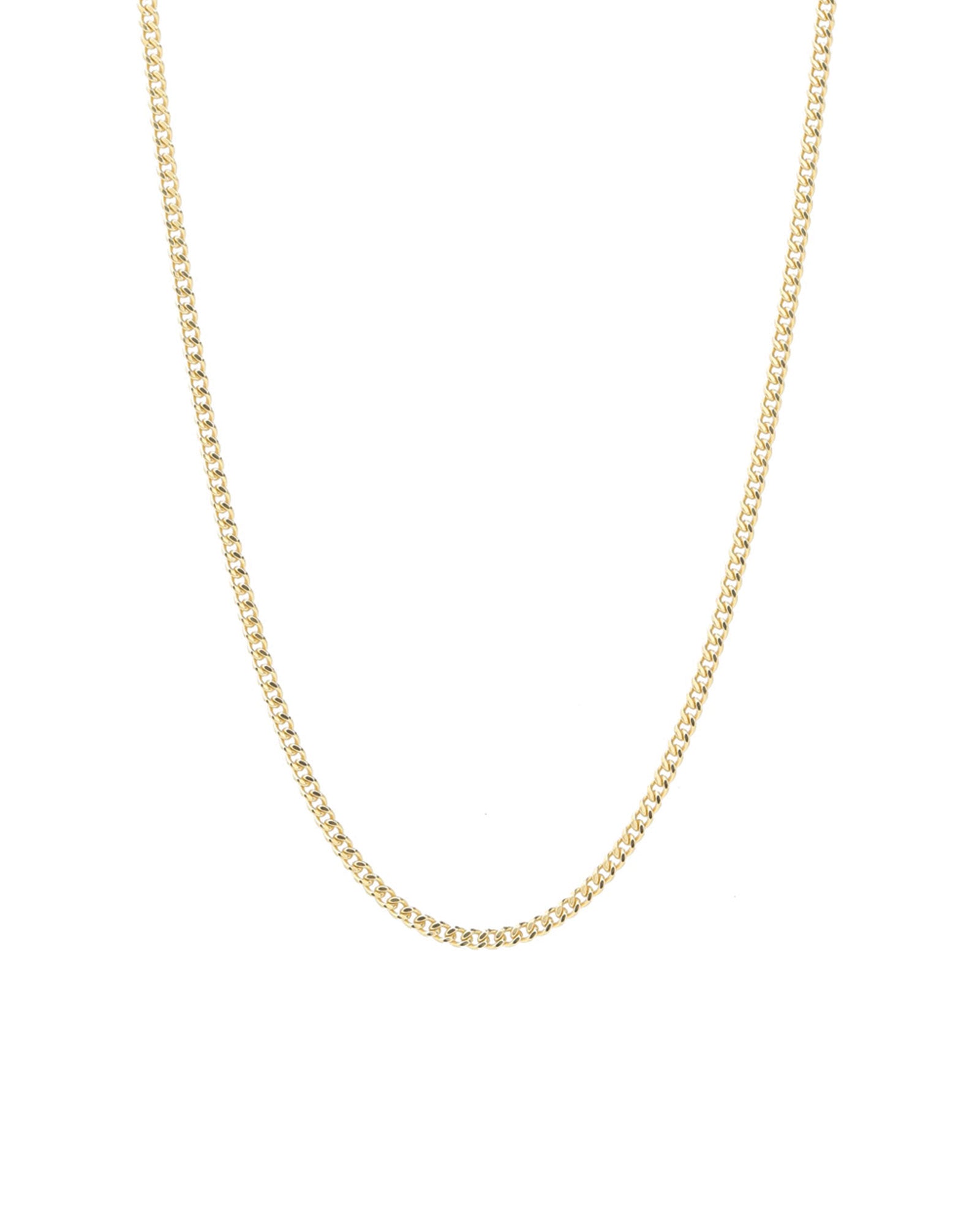 Curb Chain Necklace | 1.8mm 14k Gold Filled / 18" - 20"