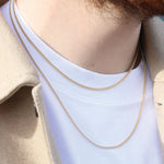 Curb Chain Necklace | 1.8mm 14k Gold Filled / 22" - 24"