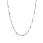 Curb Chain Necklace | 2.3mm Sterling Silver / 18" - 20"