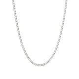 Curb Chain Necklace | 2.3mm Sterling Silver / 18" - 20"