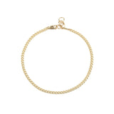 Curb Chain Bracelet | 2.8mm 14k Gold Filled