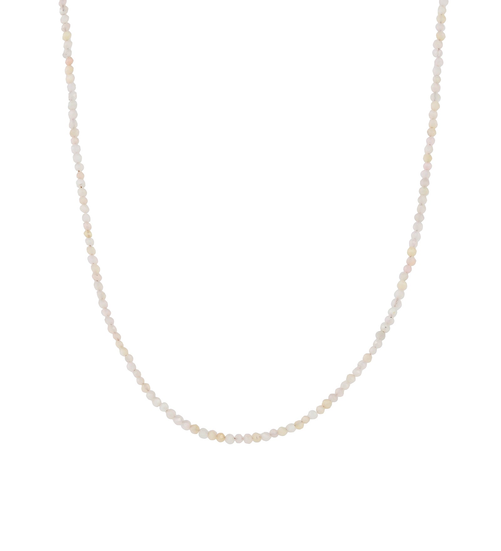 Pink Opal Stone Necklace | 2mm 14k Gold Filled, Pink Opal