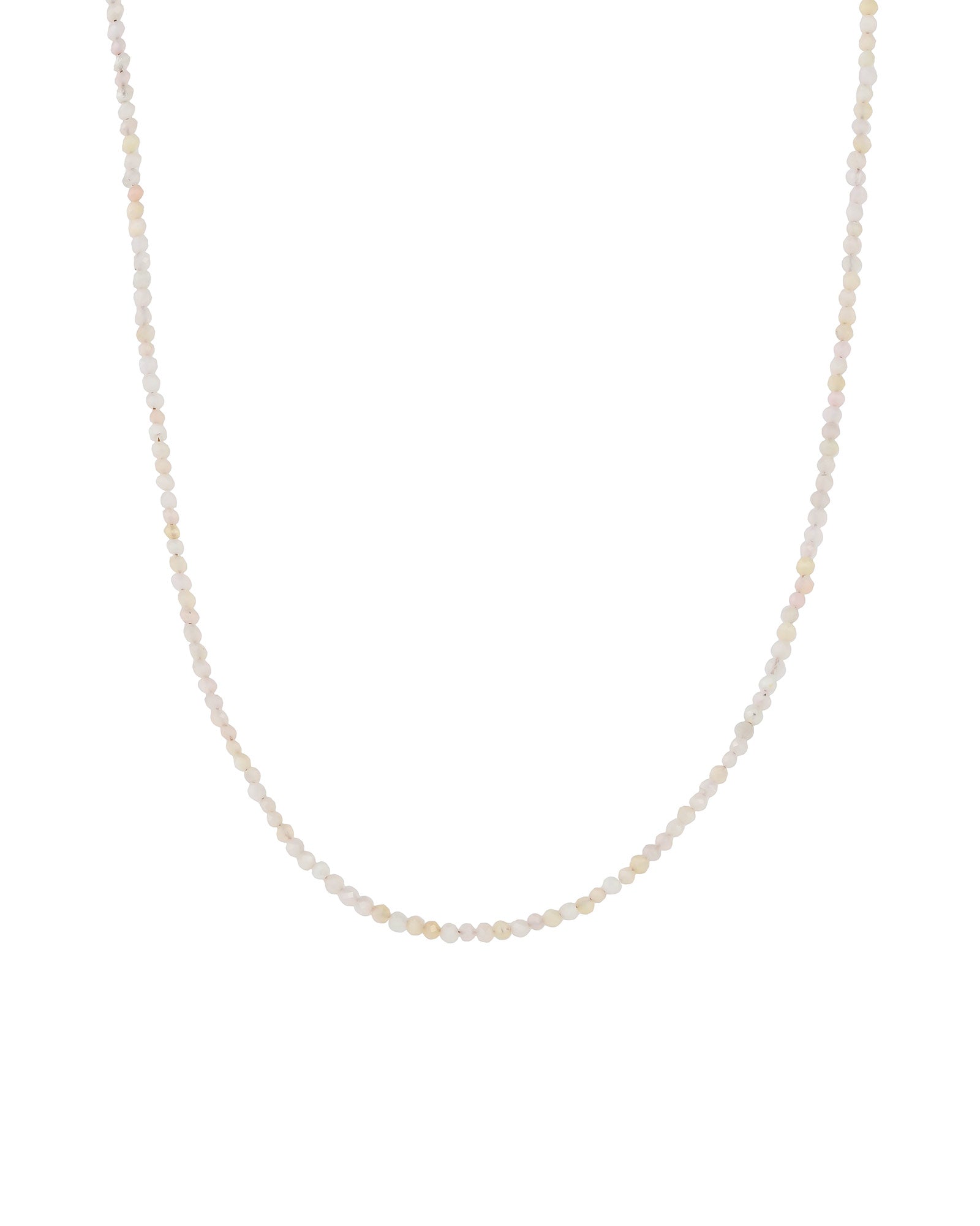 Pink Opal Stone Necklace | 2mm 14k Gold Filled, Pink Opal