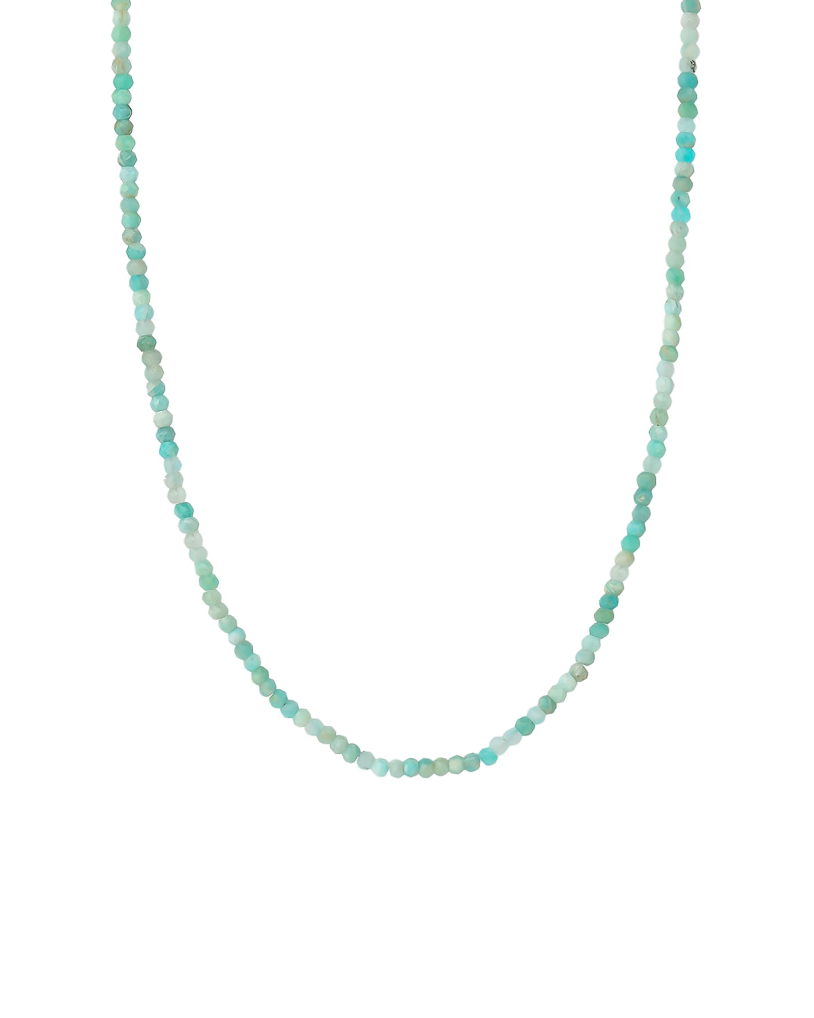 Amazonite Stone Necklace | 3mm 14k Gold Filled, Amazonite