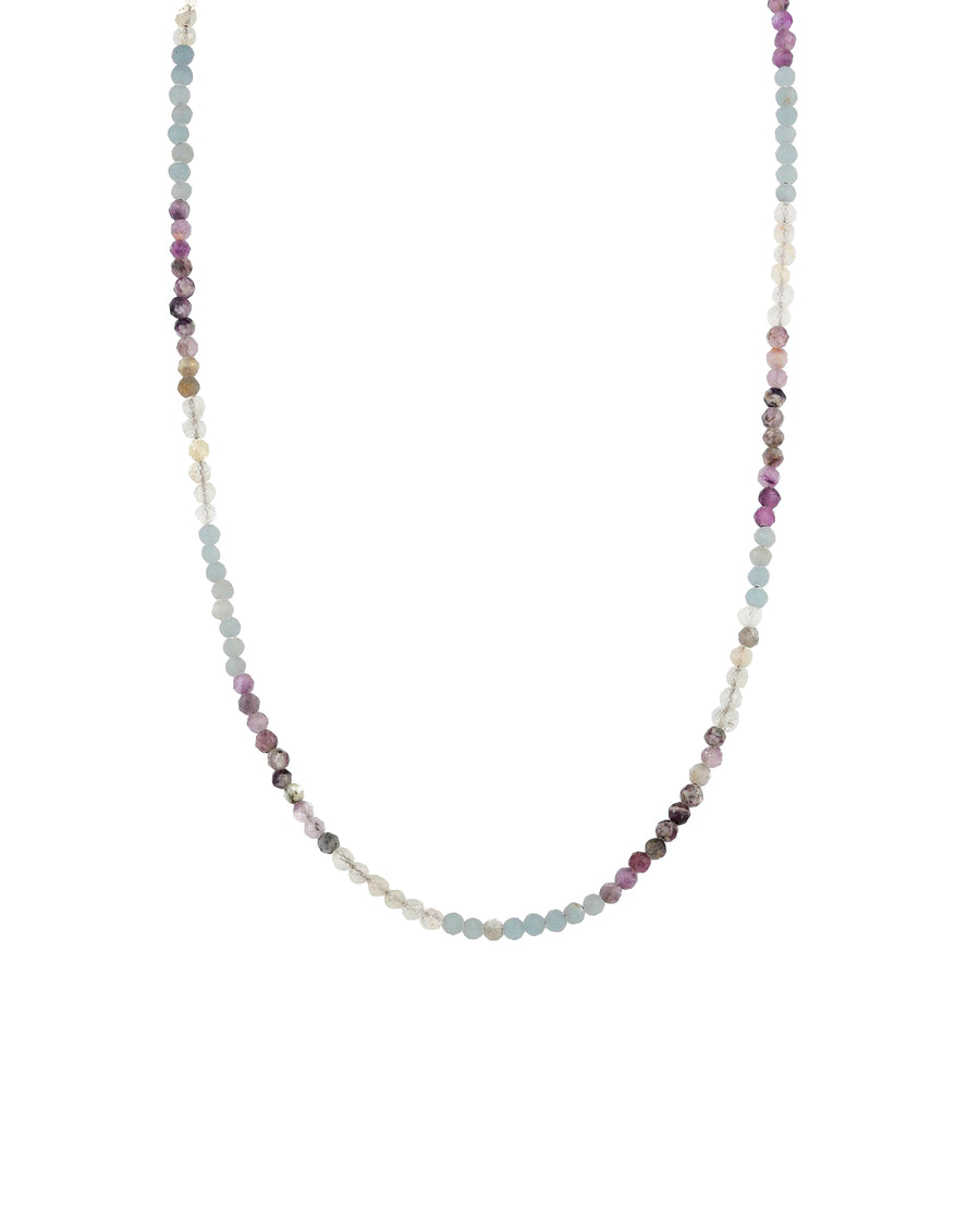 Gem Jar-Mix Stone Necklace | 3mm-Necklaces-14k Gold Filled, Aquamarine, Moonstone, Amethyst-Blue Ruby Jewellery-Vancouver Canada