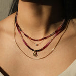 Gem Jar-Mixed Stone Nugget Necklace | 3mm-Necklaces-Blue Ruby Jewellery-Vancouver Canada