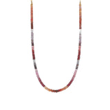 Multi Spinel Necklace | 3.5mm 14k Gold Filled, Spinel