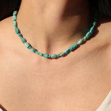 Gem Jar-Mixed Shape Turquoise Necklace-Necklaces-Blue Ruby Jewellery-Vancouver Canada