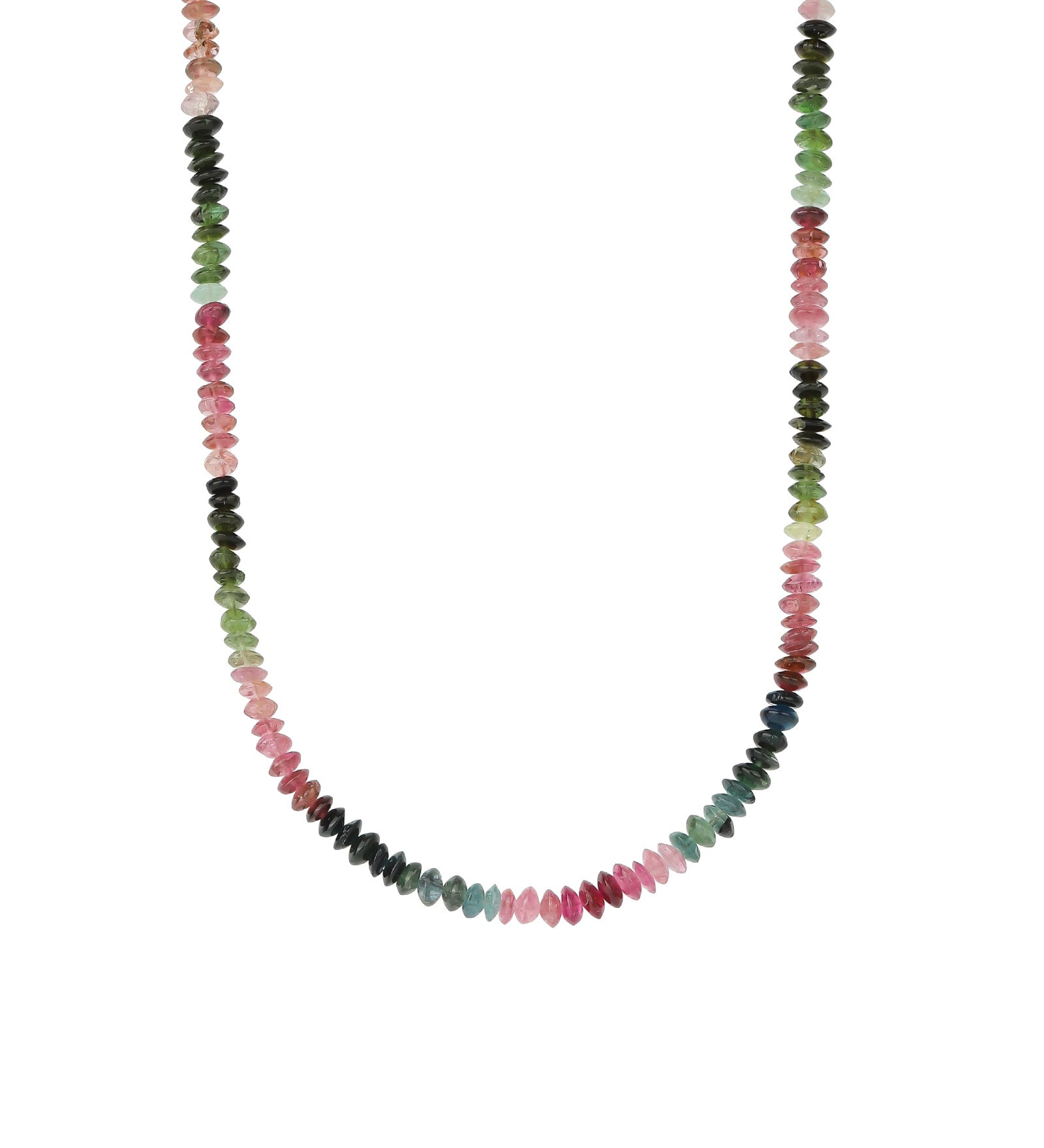 Mix Tourmaline Necklace | 4mm 14k Gold Filled, Tourmaline