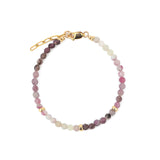 Gem Jar-Mixed Stone Three Rondelle Bracelet | 4mm-Bracelets-14k Gold Filled, Amethyst-Blue Ruby Jewellery-Vancouver Canada