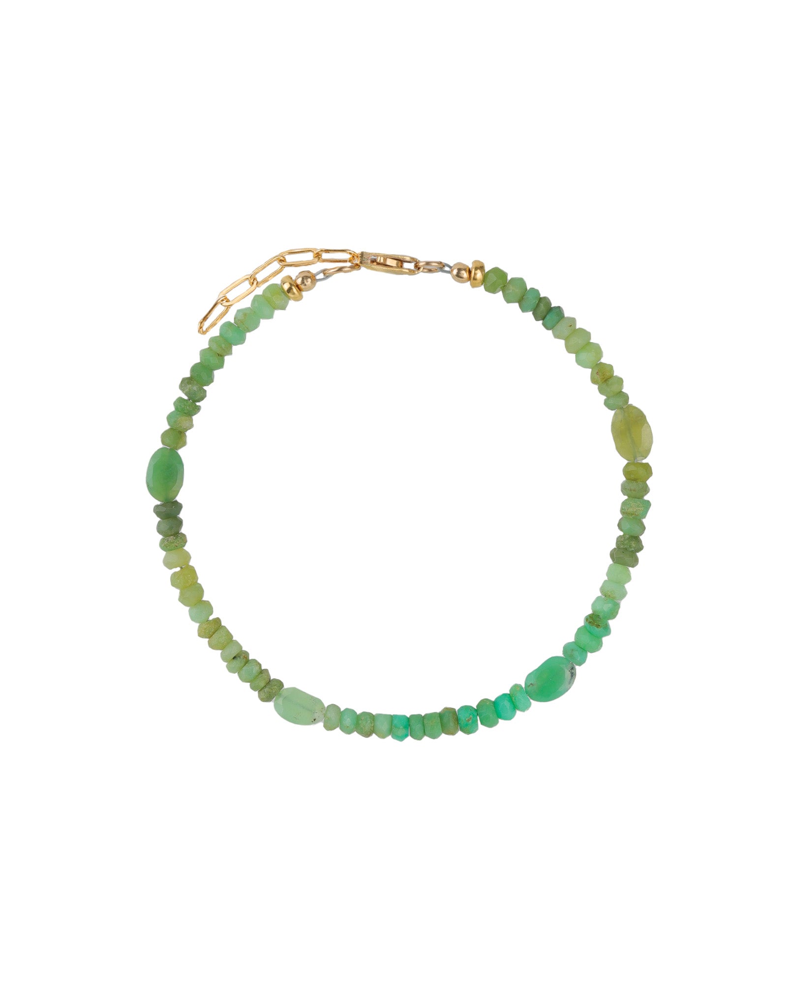 Gem Jar-Mixed Stone Bracelet | 3mm - 5mm-Bracelets-14k Gold Filled, Chrysoprase-Blue Ruby Jewellery-Vancouver Canada