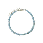 Gem Jar-Mystic Blue Topaz 4 Rondelle Bracelet | 3mm-Bracelets-Sterling Silver, Mystic Blue Topaz-Blue Ruby Jewellery-Vancouver Canada