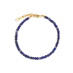 Gem Jar-Blue Mix Stone Bracelet | 3mm - 4mm-Bracelets-14k Gold Filled, Lapis, Iolite-Blue Ruby Jewellery-Vancouver Canada