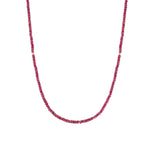 Garnet Necklace | 2.5mm 14k Gold Filled, Garnet