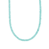 Gem Jar-Apatite Paperclip Necklace | 4mm-Necklaces-14k Gold Filled, Apatite-Blue Ruby Jewellery-Vancouver Canada