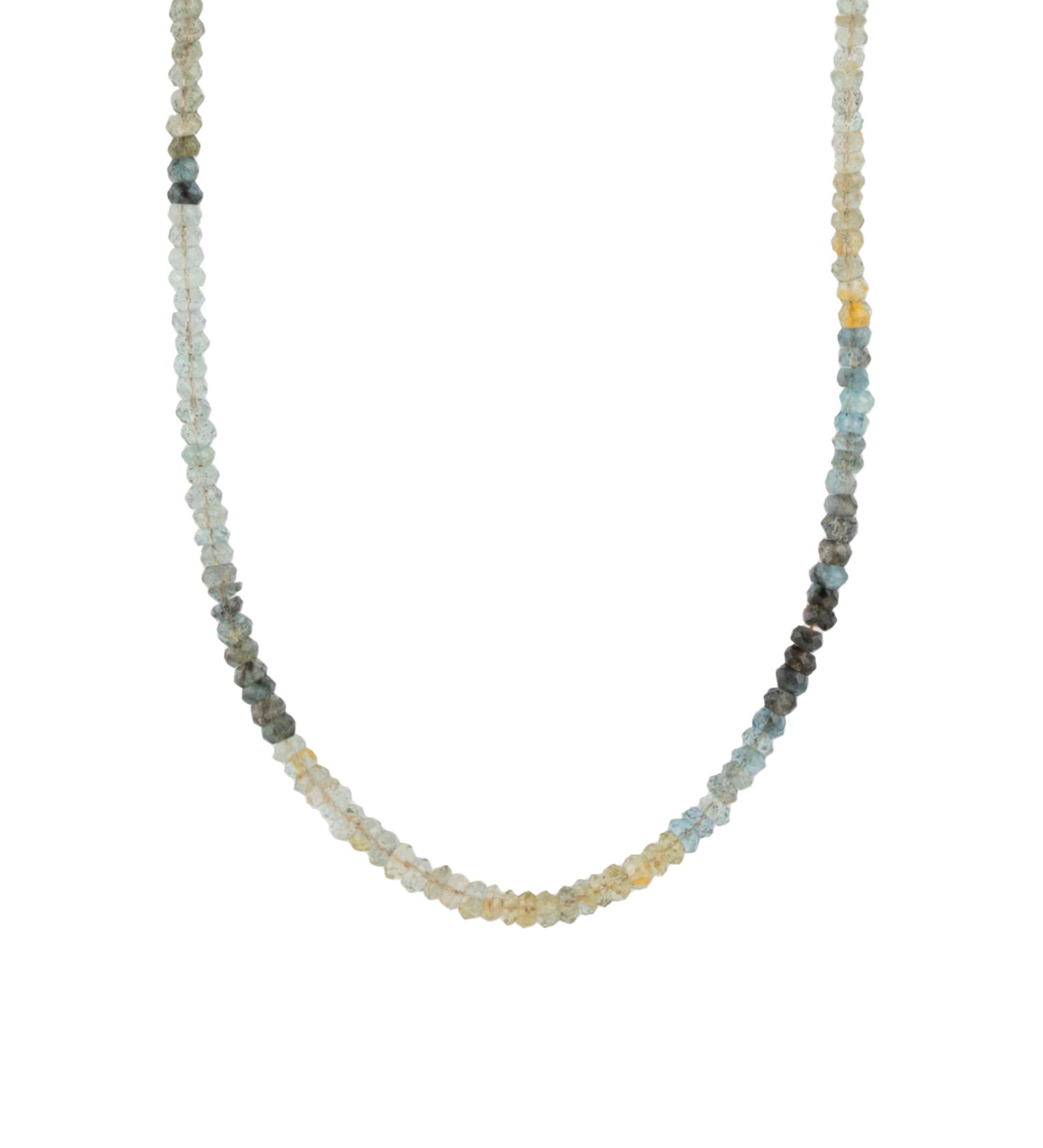 Gem Jar-Moss Aquamarine Necklace | 4mm-Necklaces-14k Gold Filled, Moss Aquamarine-Blue Ruby Jewellery-Vancouver Canada