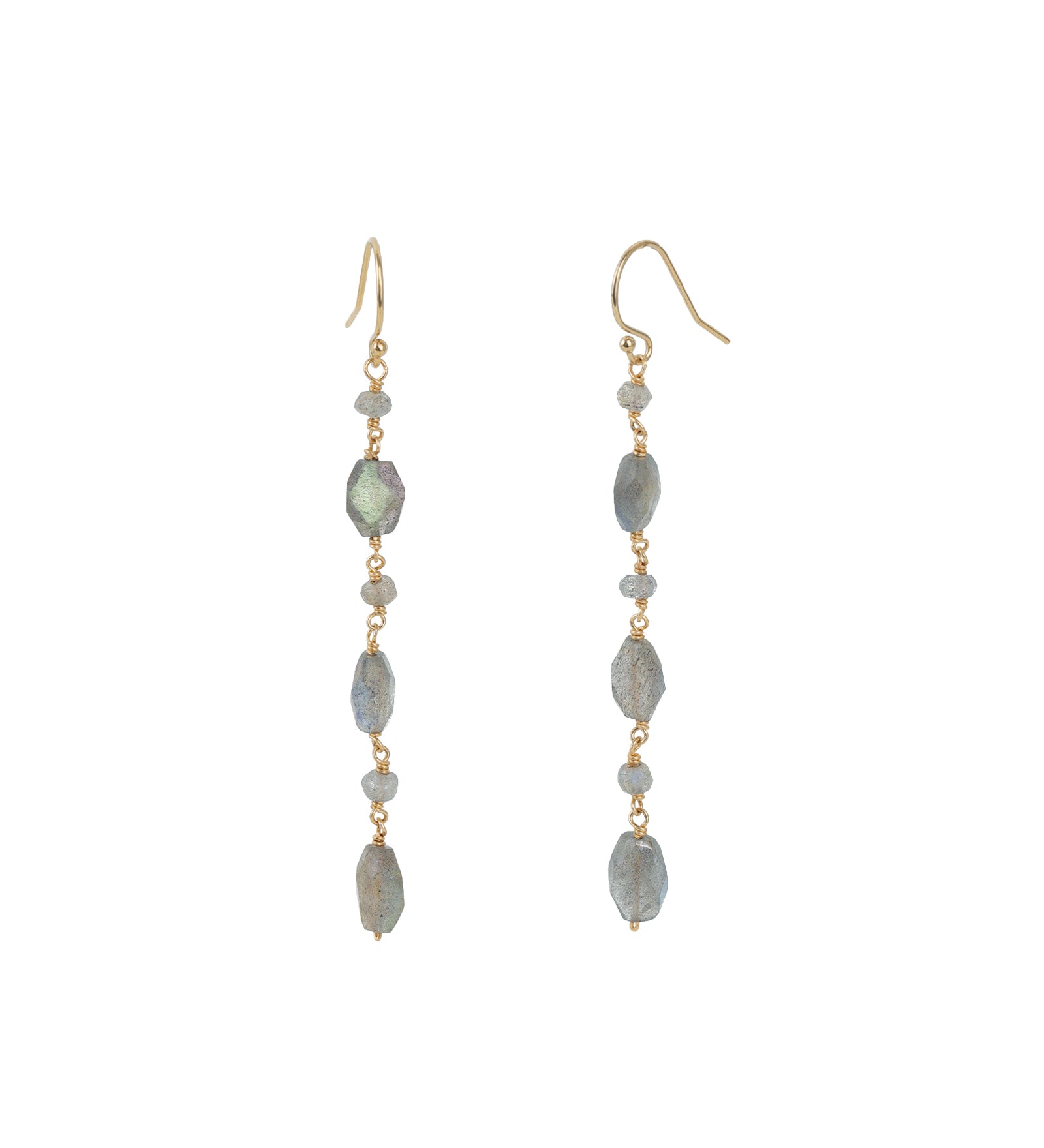 Oval Labradorite Mixed Drop Hooks 14k Gold Filled, Labradorite