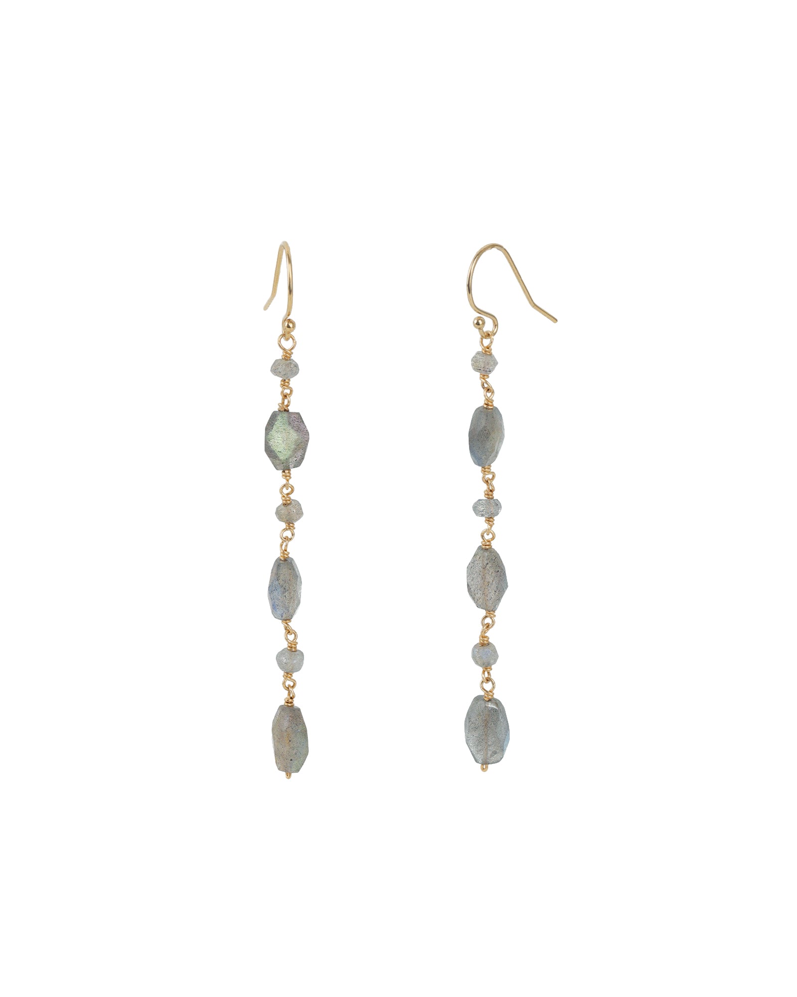 Oval Labradorite Mixed Drop Hooks 14k Gold Filled, Labradorite