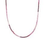 Gem Jar-Ruby Mix Stone Necklace | 2.5mm-Necklaces-14k Gold Filled, Ruby-Blue Ruby Jewellery-Vancouver Canada