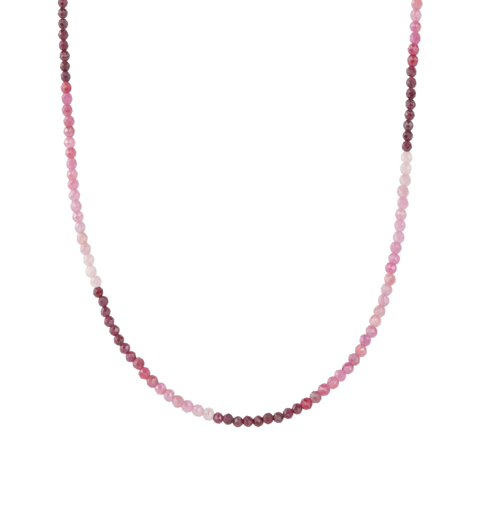 Gem Jar-Ruby Mix Stone Necklace | 2.5mm-Necklaces-14k Gold Filled, Ruby-Blue Ruby Jewellery-Vancouver Canada