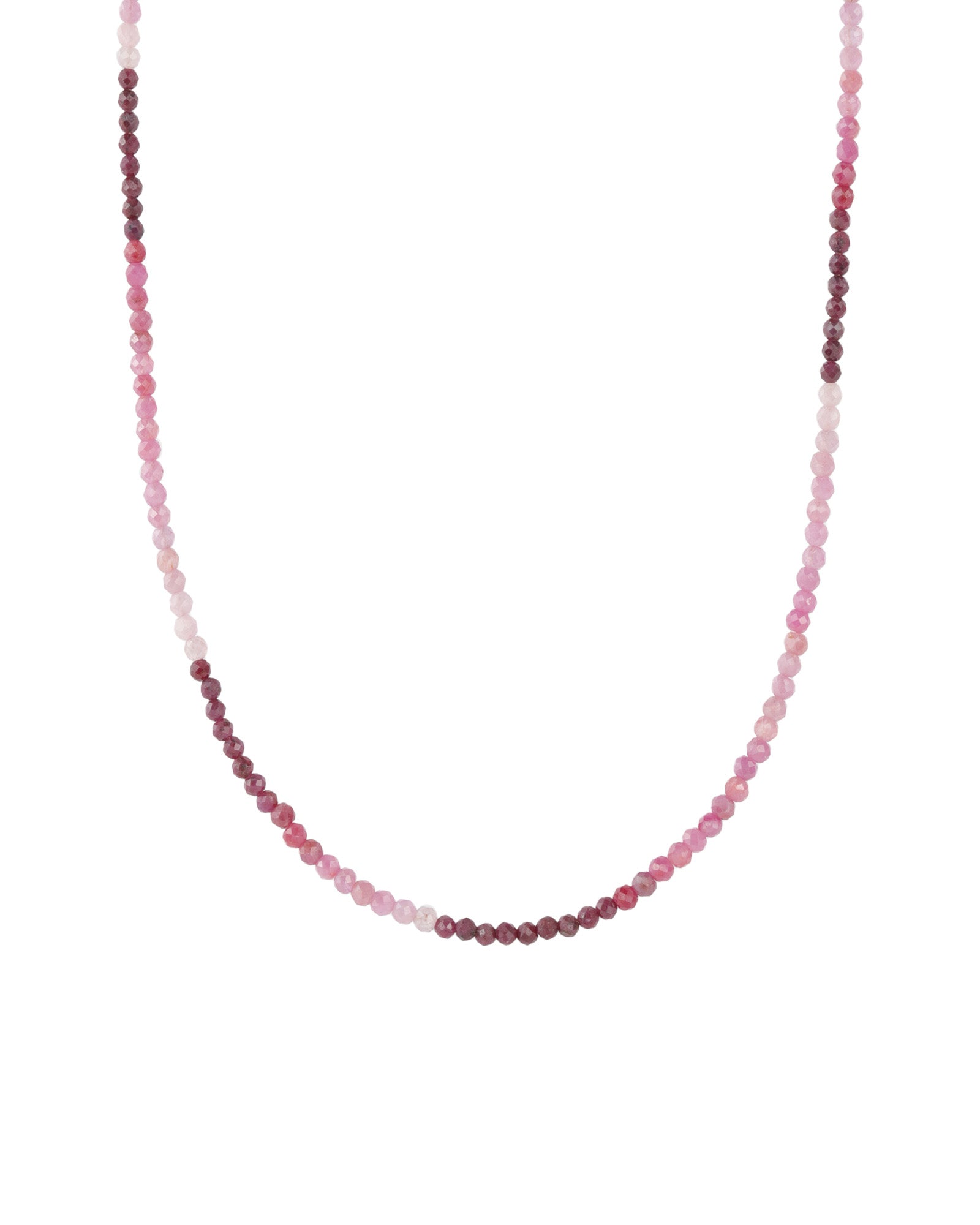 Gem Jar-Ruby Mix Stone Necklace | 2.5mm-Necklaces-14k Gold Filled, Ruby-Blue Ruby Jewellery-Vancouver Canada