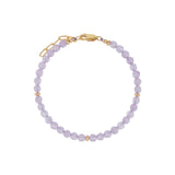 Three Saucer Amethyst Bracelet | 4mm 14k Gold Filled, Amethyst