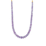 Gradual Amethyst Stone Necklace | 5-8mm 14k Gold Filled, Amethyst