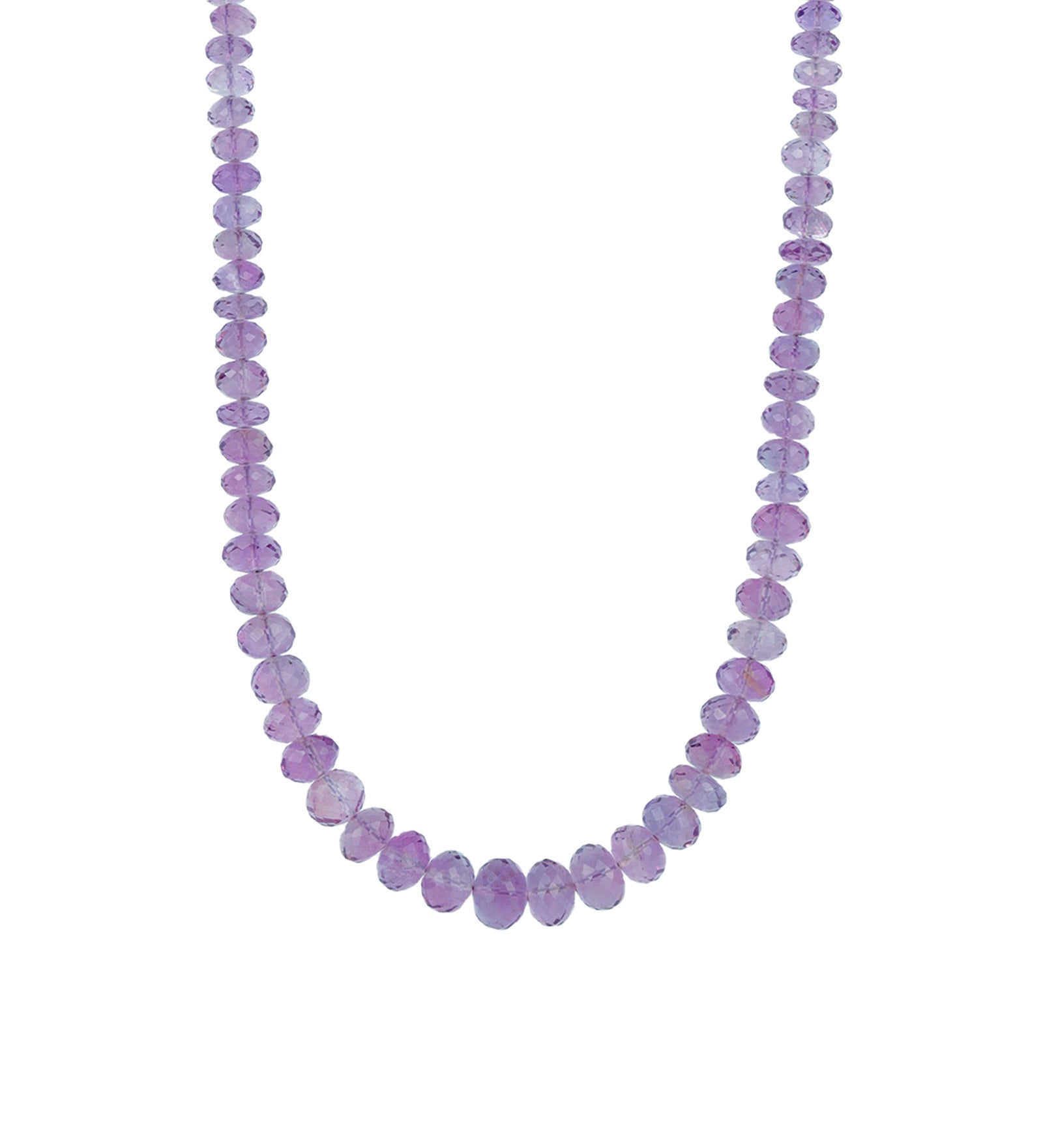 Gradual Amethyst Stone Necklace | 5-8mm 14k Gold Filled, Amethyst