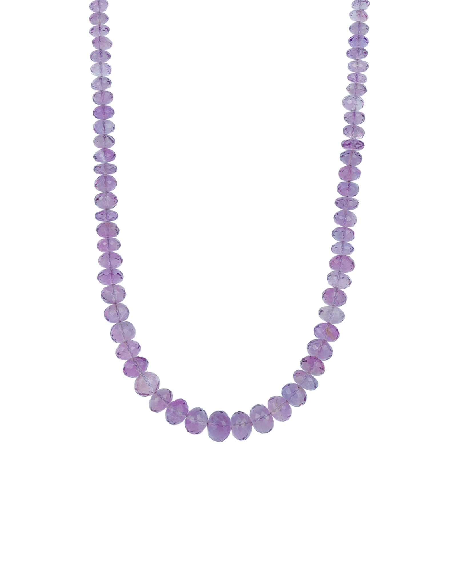 Gradual Amethyst Stone Necklace | 5-8mm 14k Gold Filled, Amethyst