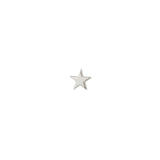 Star Stud 14k White Gold