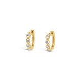 Miligree Huggies | 11mm 14k Yellow Gold