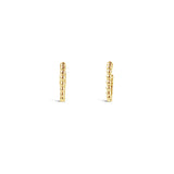 Multi Dot Huggies 14k Yellow Gold