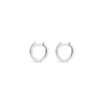 Classic Huggies | 12mm 14k White Gold