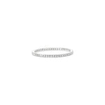 Pave Eternity Ring 14k White Gold / 6