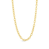 Oval Link Necklace 14k Yellow Gold