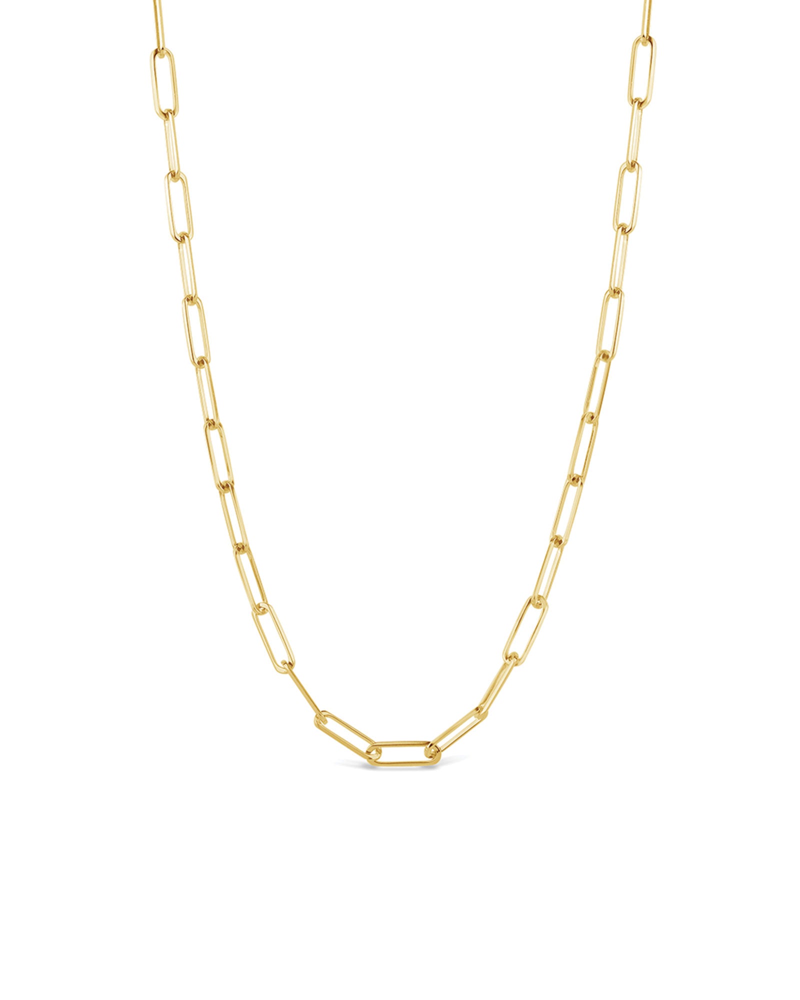 Goldhive Medium Paperclip Chain Necklace | Blue Ruby Jewellery, Canada