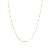 Dap Chain Necklace 10k Yellow Gold, White Pearl