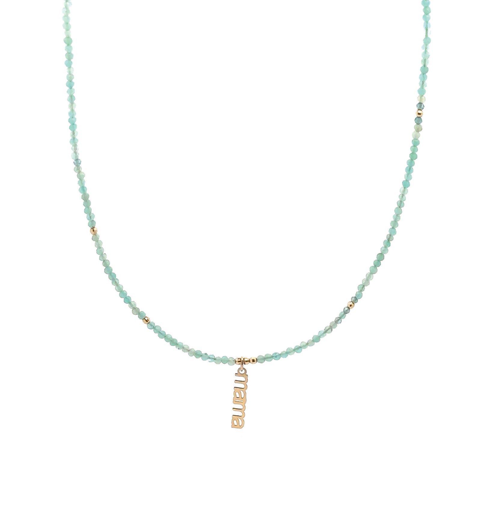 Mama Stone Necklace 10k Yellow Gold, 14k Yellow Gold