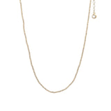 Diamond Cut Ball Chain Necklace 10k Yellow Gold