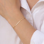 Valentino Bracelet 10k Yellow Gold