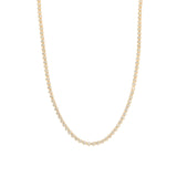 Goldhive-Tennis Diamond Necklace | Medium-Necklaces-14k Yellow Gold, Diamond-Blue Ruby Jewellery-Vancouver Canada