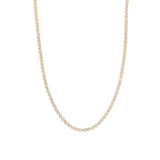 Goldhive-Tennis Diamond Necklace | Large-Necklaces-14k Yellow Gold, Diamond-Blue Ruby Jewellery-Vancouver Canada