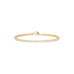 Goldhive-Diamond Tennis Bracelet | Medium-Bracelets-14k Yellow Gold, Diamond-Blue Ruby Jewellery-Vancouver Canada