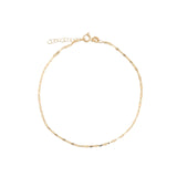 Goldhive-Dap Anklet-Anklets-10k Yellow Gold-Blue Ruby Jewellery-Vancouver Canada