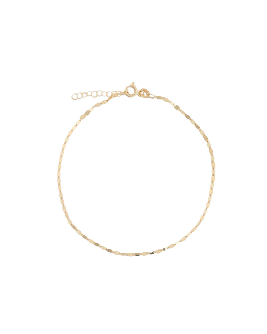 Goldhive-Dap Anklet-Anklets-10k Yellow Gold-Blue Ruby Jewellery-Vancouver Canada