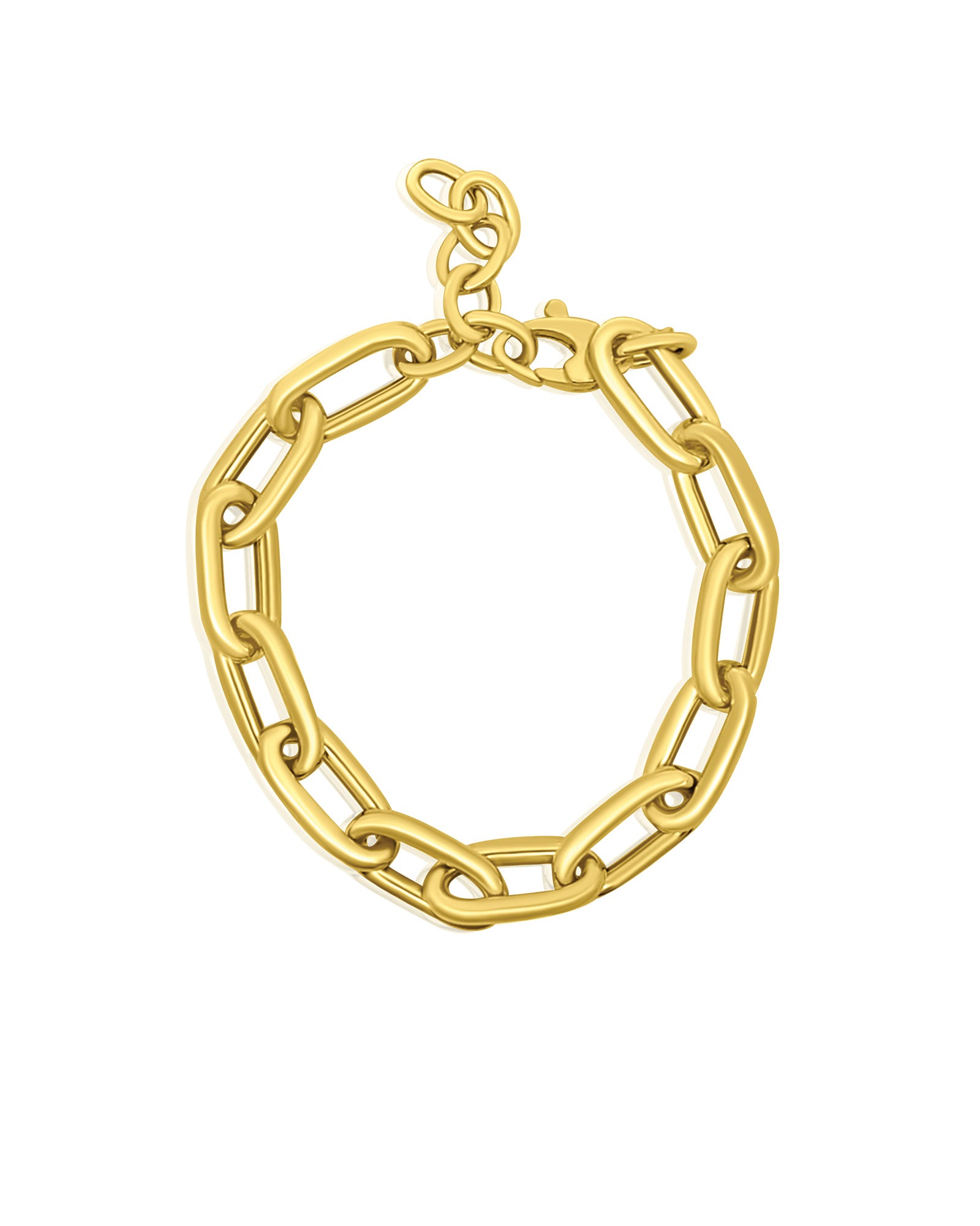 Medium Oval Link Bracelet 14k Yellow Gold