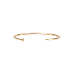 Goldhive-Nail Diamond Bangle-Bracelets-14k Yellow Gold, Diamond-Blue Ruby Jewellery-Vancouver Canada