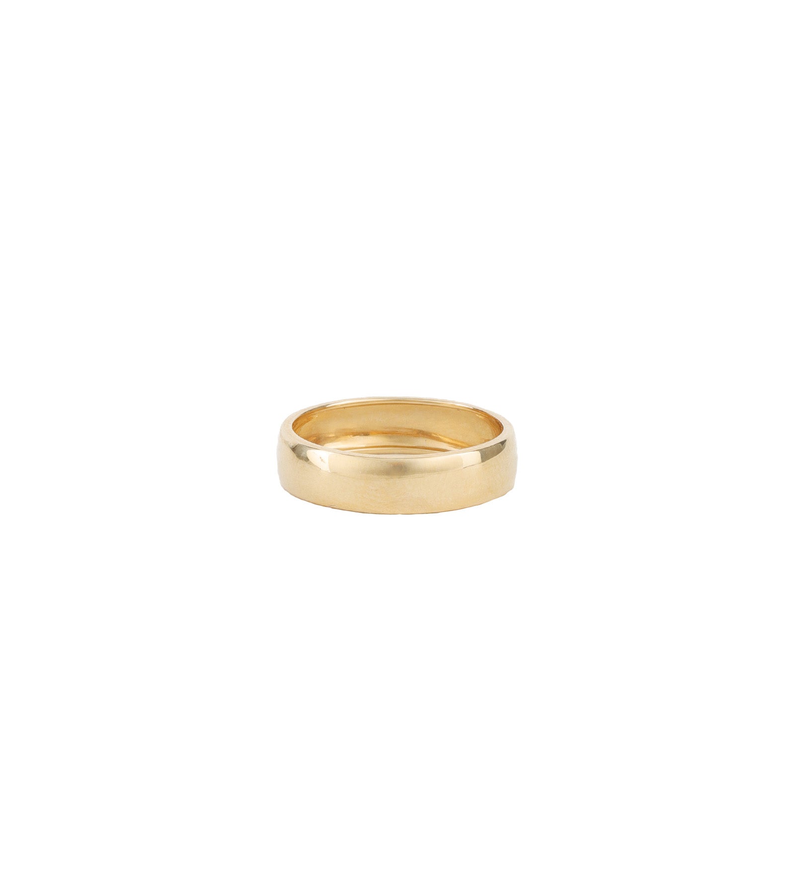 Curve Band Ring 14k Yellow Gold / 7